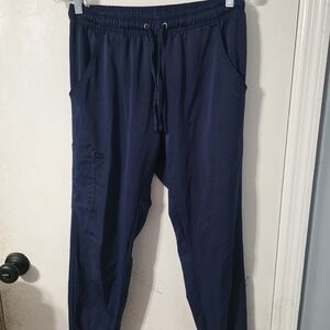 Women's Navy Joggers with Drawstring Waist